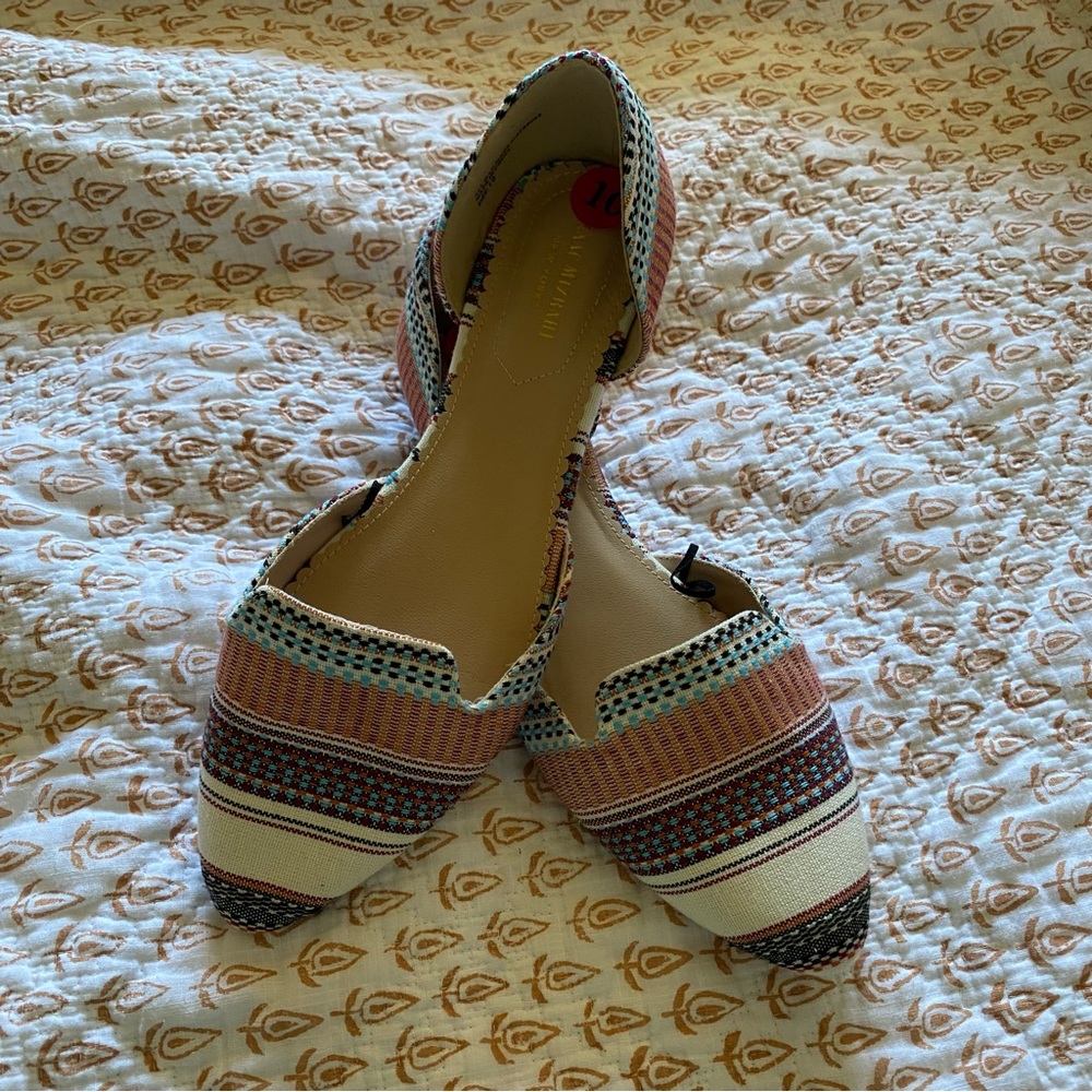 Isaac Misrahi Multicolor D'orsey Flats